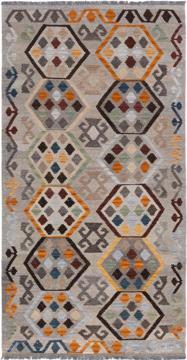 Tapete afegão Kilim Afegão 200x105 200x105, Tapete persa Tecido à mão