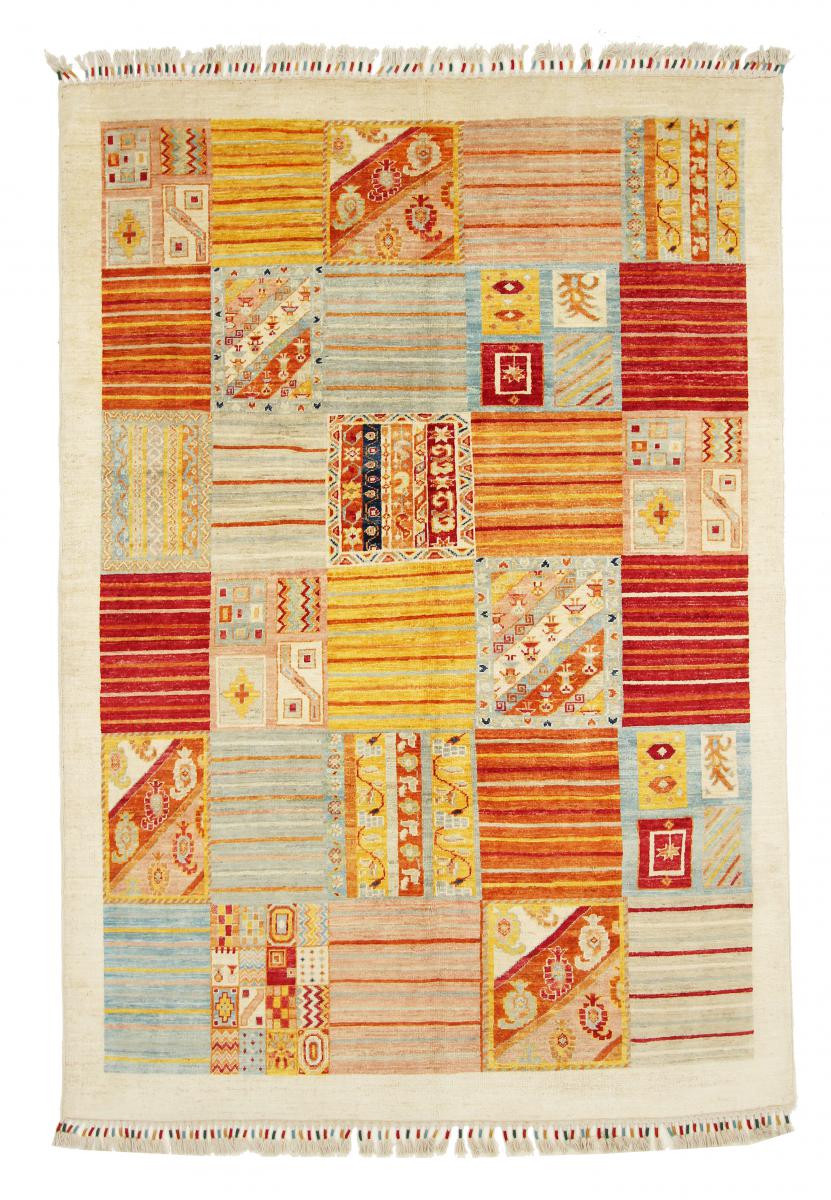 Tapete paquistanês Arijana Patchwork 239x166 239x166, Tapete persa Atado à mão