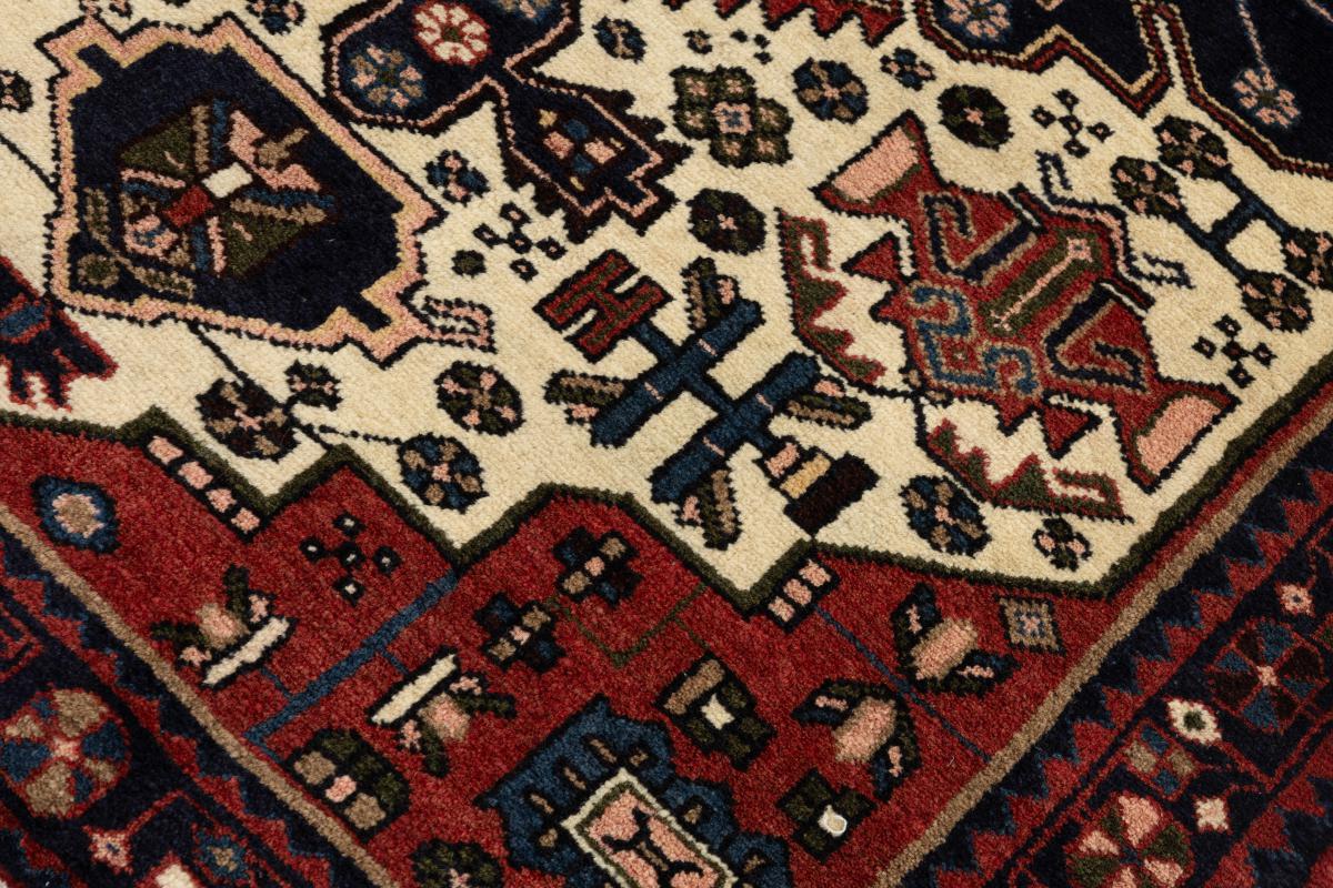 Khamseh Oriental rug 4'9