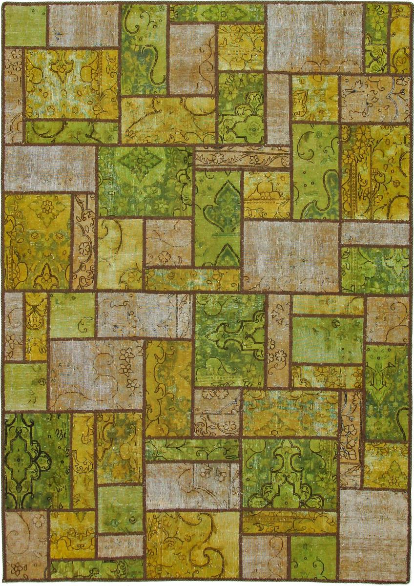 Tapete persa Patchwork 239x171 239x171, Tapete persa Atado à mão