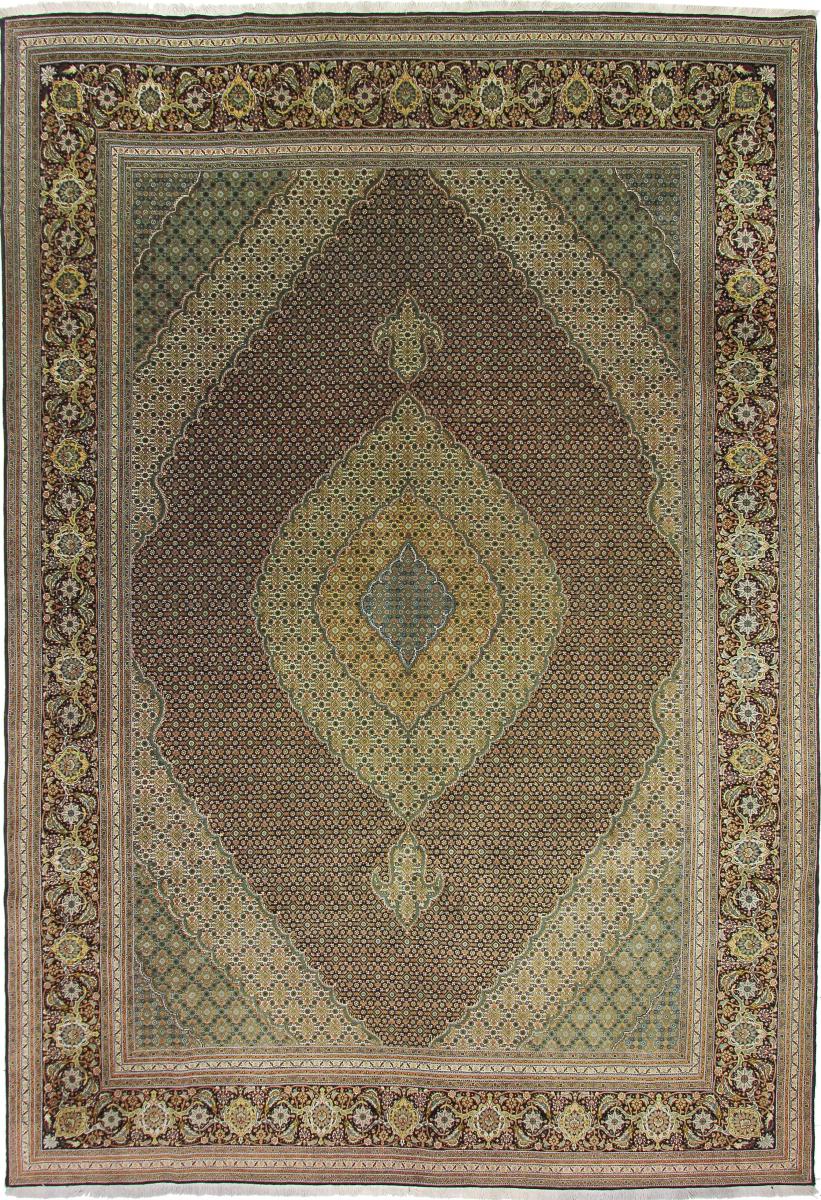 Tapete persa Tabriz Mahi 350x245 350x245, Tapete persa Atado à mão