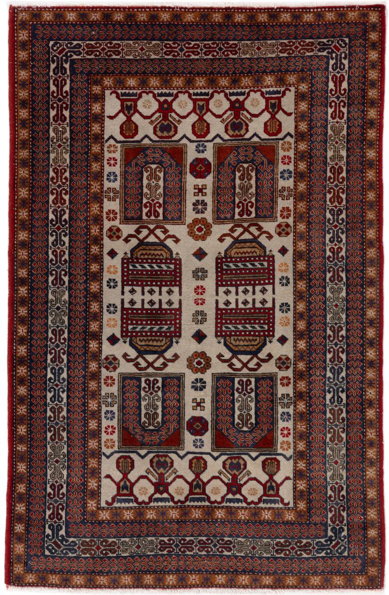 Persialainen matto Turkaman 124x80 124x80, Persialainen matto Käsinsolmittu