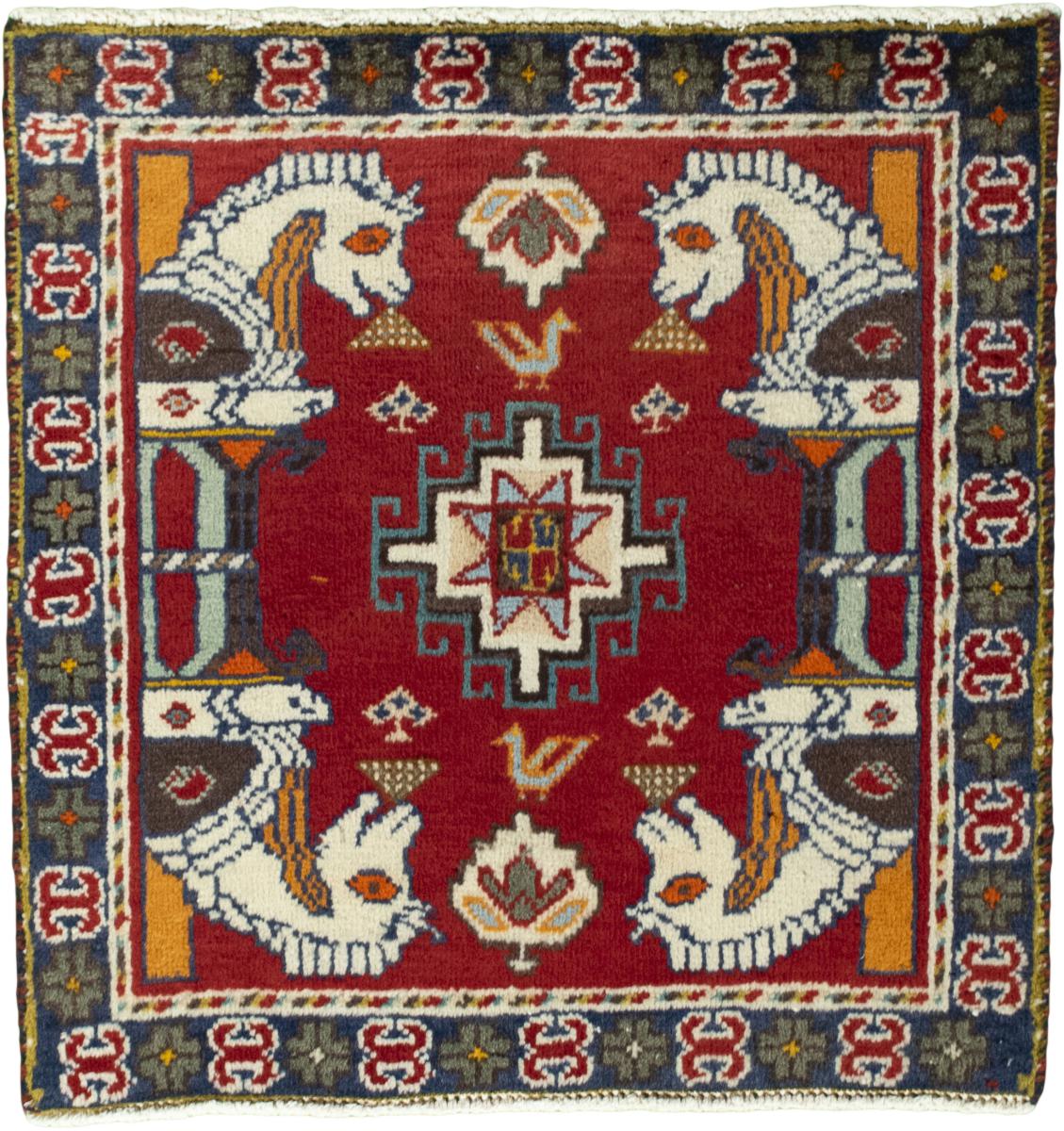Persian Rug Shiraz 66x65 66x65, Persian Rug Knotted by hand
