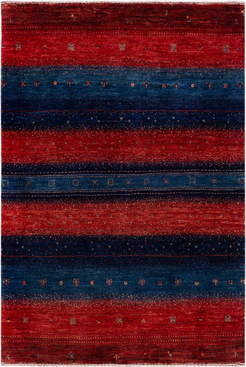 Persian rug Persian Gabbeh Loribaft Essence 4'4"x3'0" 4'4"x3'0", Persian rug Hand-knotted
