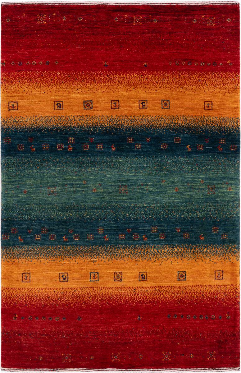 Persian rug Persian Gabbeh Loribaft Essence 124x80 124x80, Persian rug Hand-knotted