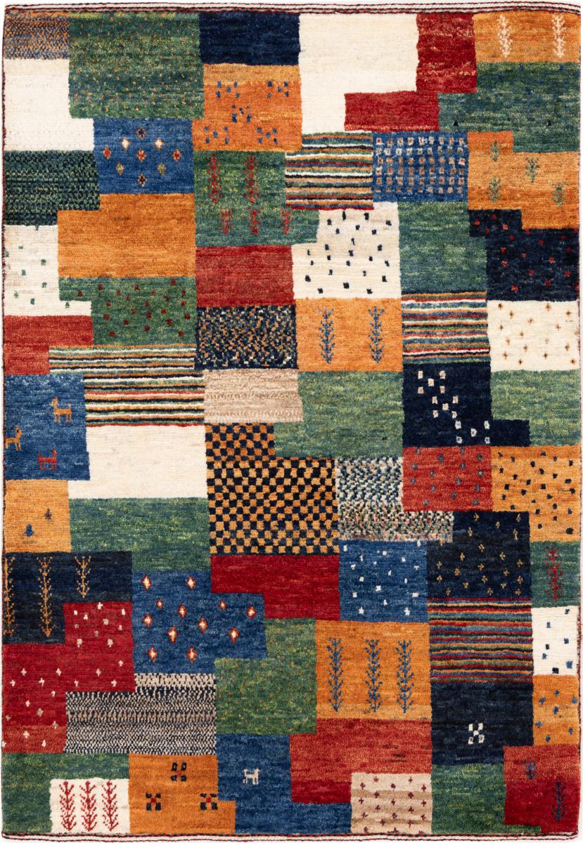 Perzisch tapijt Perzisch Gabbeh Loribaft Nowbaft 114x82 114x82, Perzisch tapijt Handgeknoopte