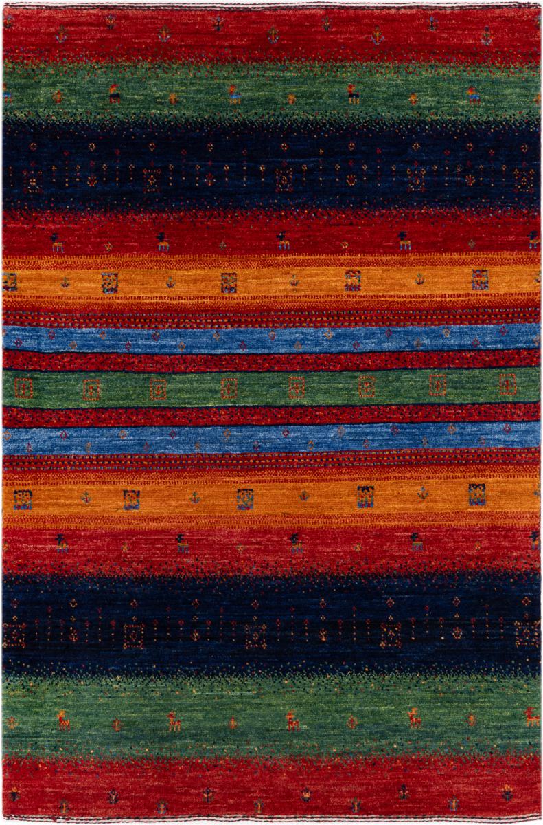 Tappeto persiano Persiano Gabbeh Loribaft Essence 126x86 126x86, Tappeto persiano Annodato a mano