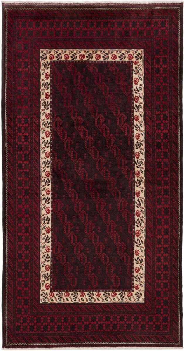 Tapis persan Baloutche 190x100 190x100, Tapis persan Noué à la main