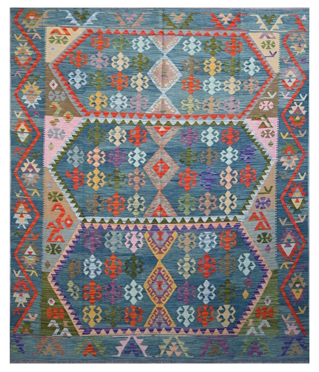 Alfombra afgana Kilim Afghan 304x250 304x250, Alfombra persa Tejido a mano