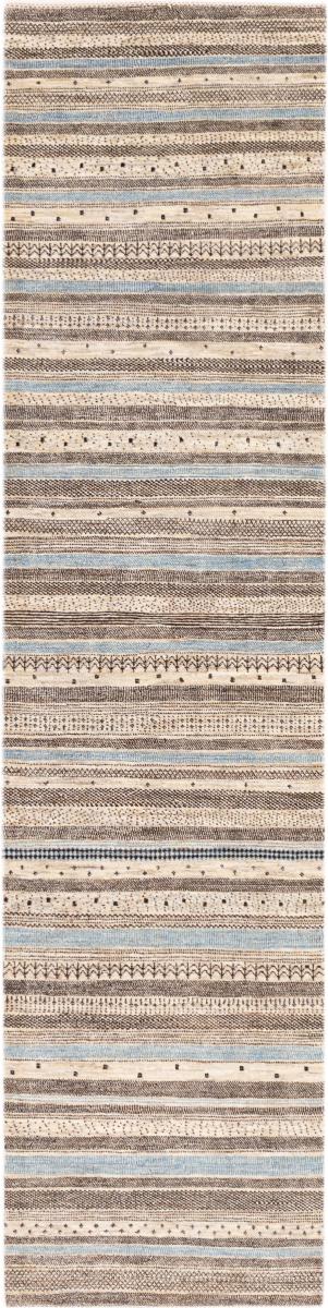 Tapis persan Persan Gabbeh Loribaft Tabiilbaft 333x81 333x81, Tapis persan Noué à la main