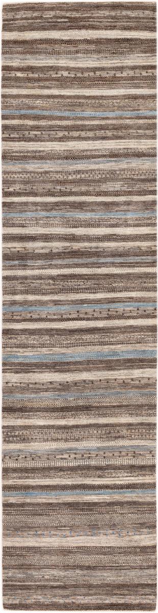 Persian Rug Persian Gabbeh Loribaft Tabiilbaft 12'5"x3'1" 12'5"x3'1", Persian Rug Knotted by hand