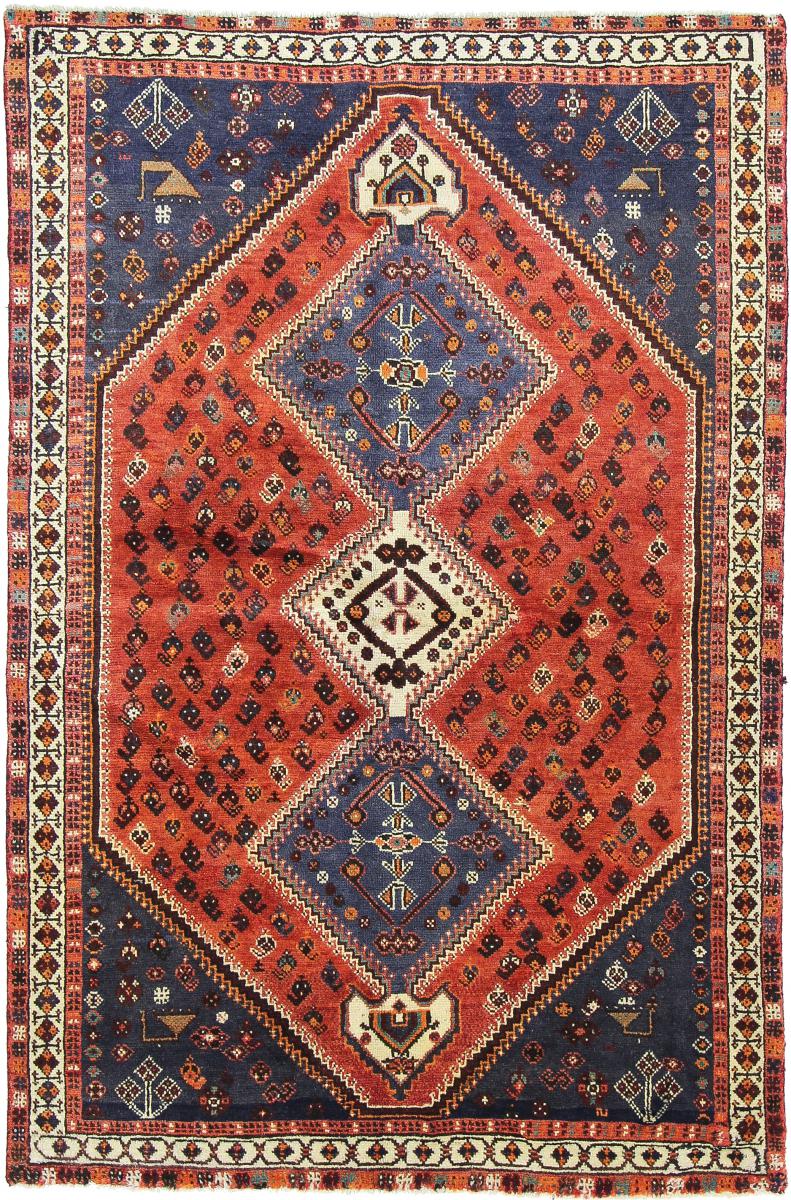 Perzsa szőnyeg Shiraz 238x157 238x157, Perzsa szőnyeg Kézzel csomózva