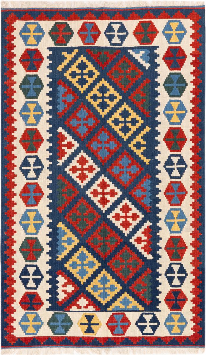Perzisch tapijt Kilim Fars Ghashghai 211x125 211x125, Perzisch tapijt Handgeweven