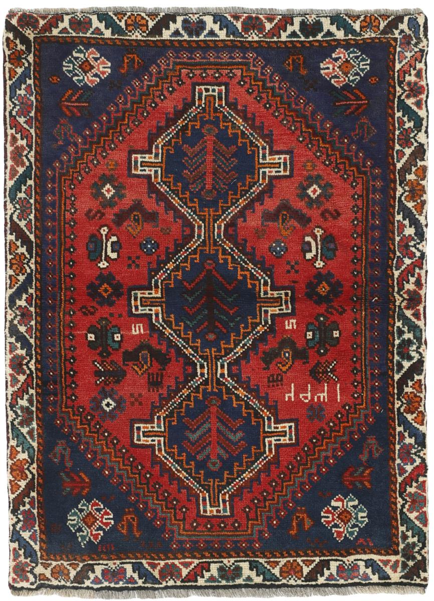 Tapis persan Shiraz 140x99 140x99, Tapis persan Noué à la main