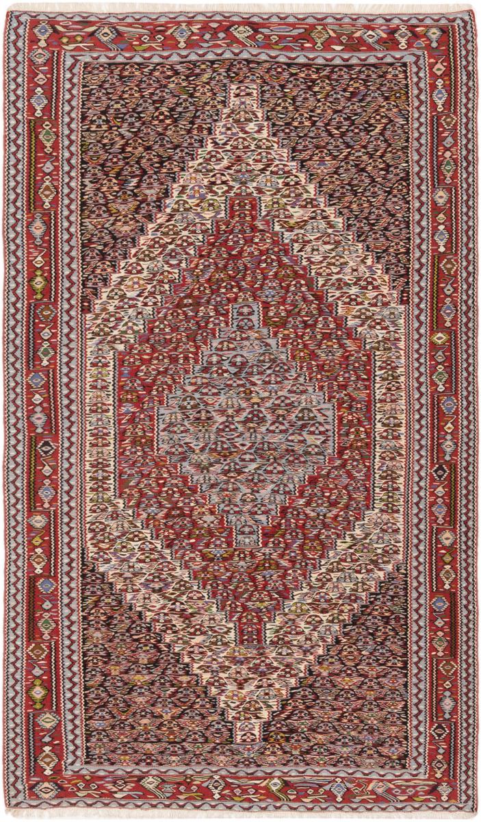 Persian Rug Kilim Senneh 246x146 246x146, Persian Rug Knotted by hand