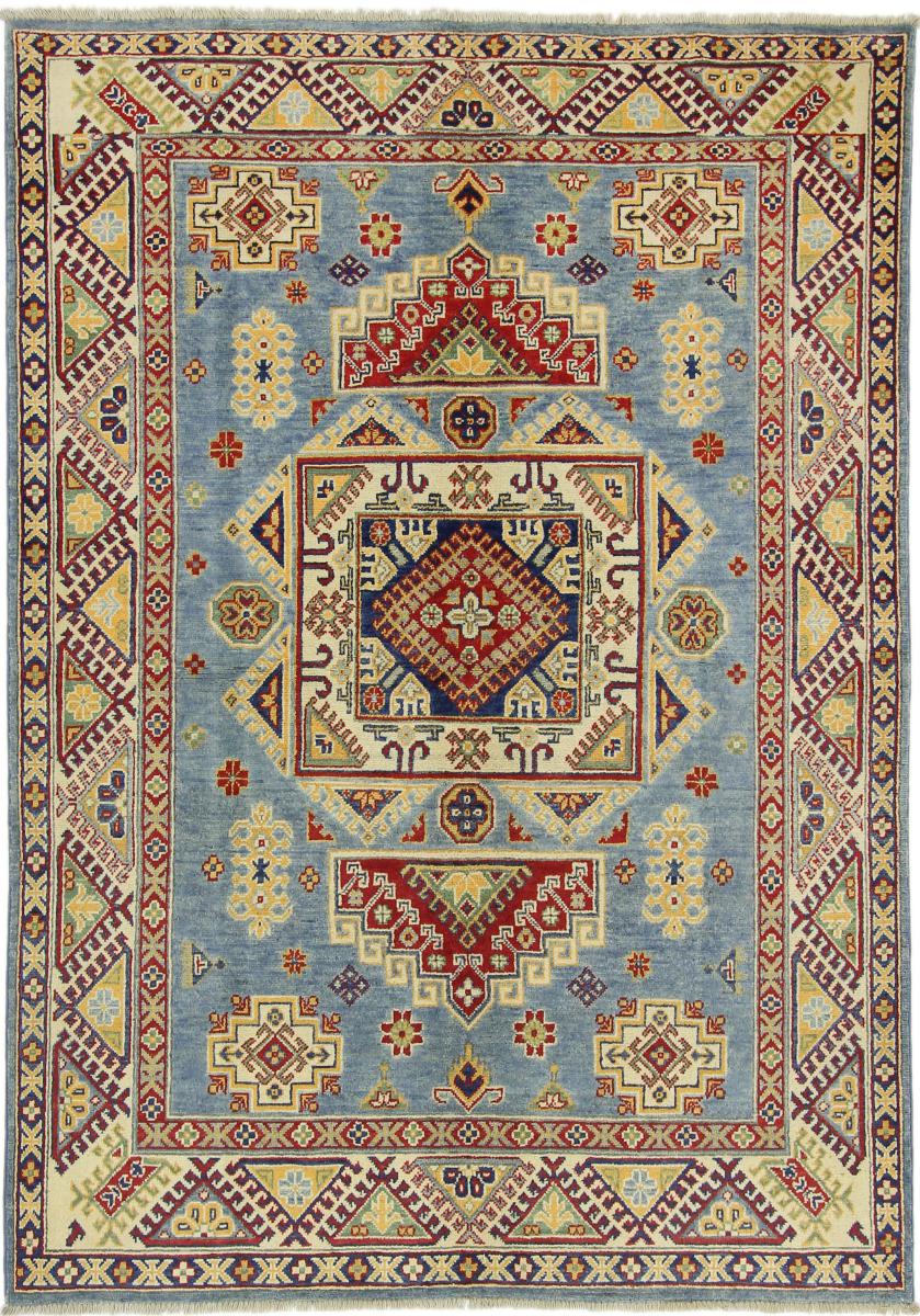 Tapis afghan Kazak 209x148 209x148, Tapis persan Noué à la main