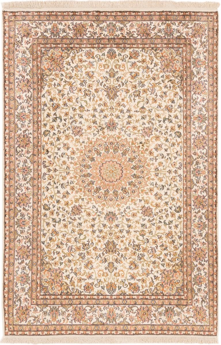 Tappeto indiano Cachemire di Seta 185x124 185x124, Tappeto persiano Annodato a mano