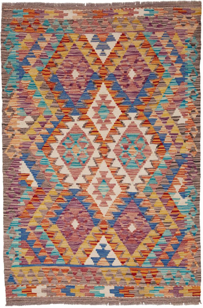 Tapete afegão Kilim Afegão 145x99 145x99, Tapete persa Tecido à mão