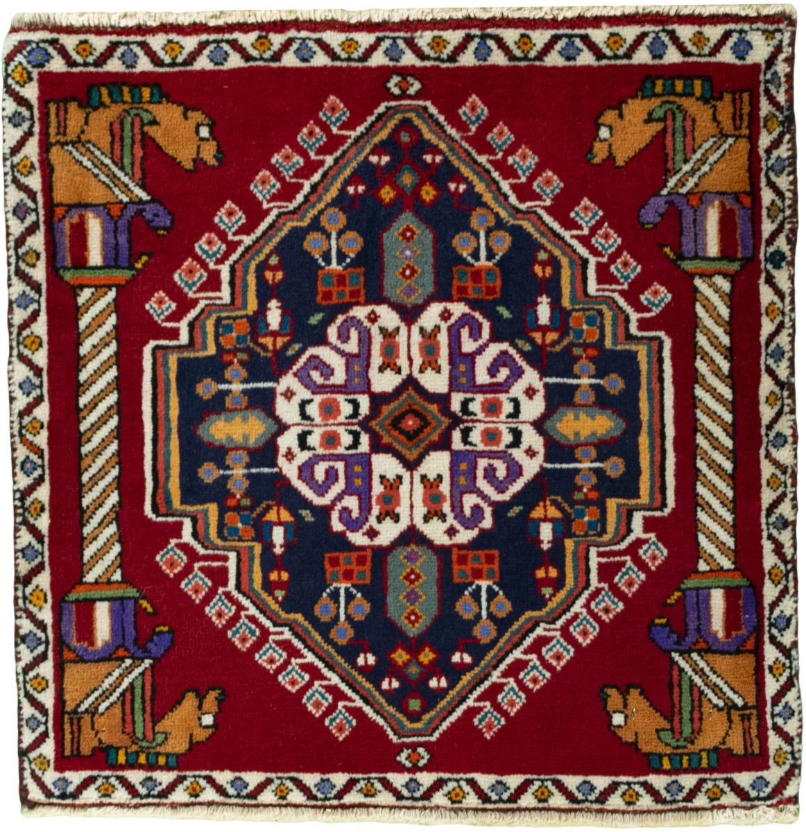 Persisk matta Shiraz 59x57 59x57, Persisk matta Knuten för hand