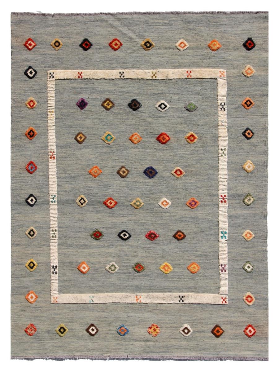 Alfombra afgana Kilim Afghan Nimbaft Edition 228x177 228x177, Alfombra persa Tejido a mano