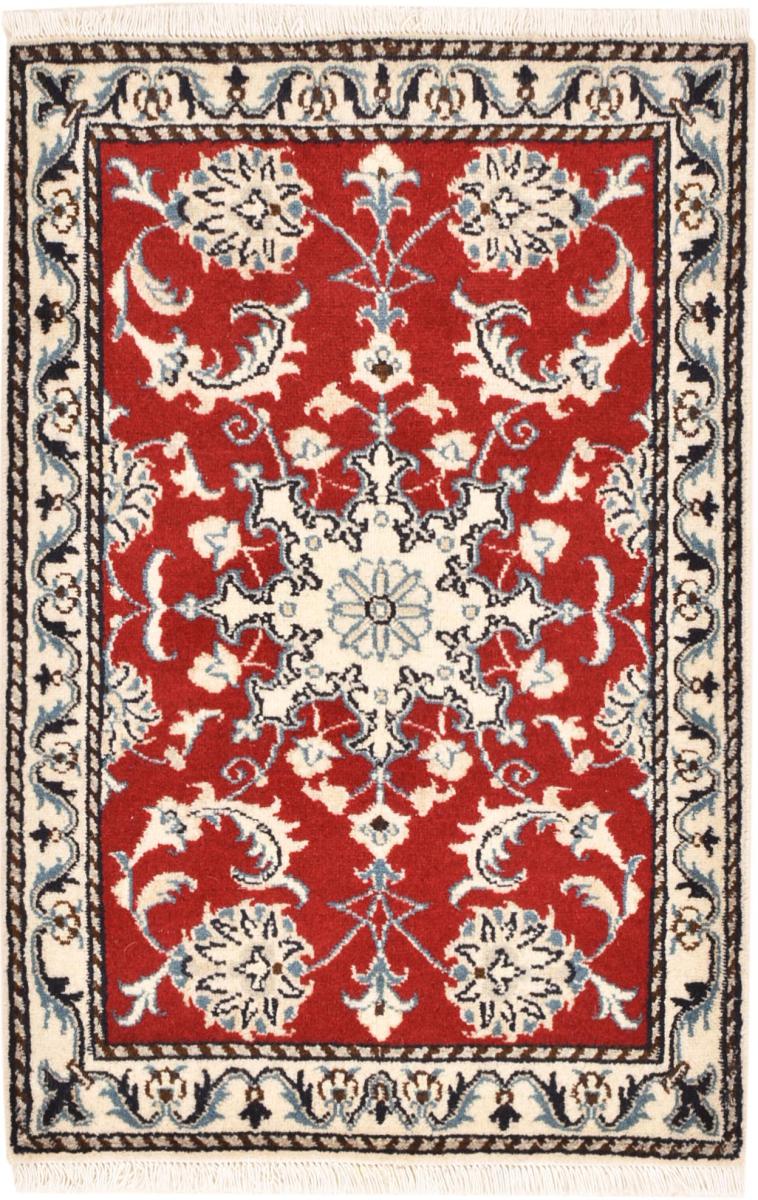 Persian Rug Nain 2'11"x2'0" 2'11"x2'0", Persian Rug Knotted by hand