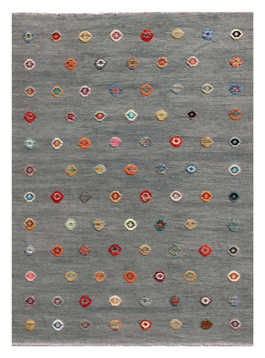 Alfombra afgana Kilim Afghan Nimbaft Edition 240x177 240x177, Alfombra persa Tejido a mano