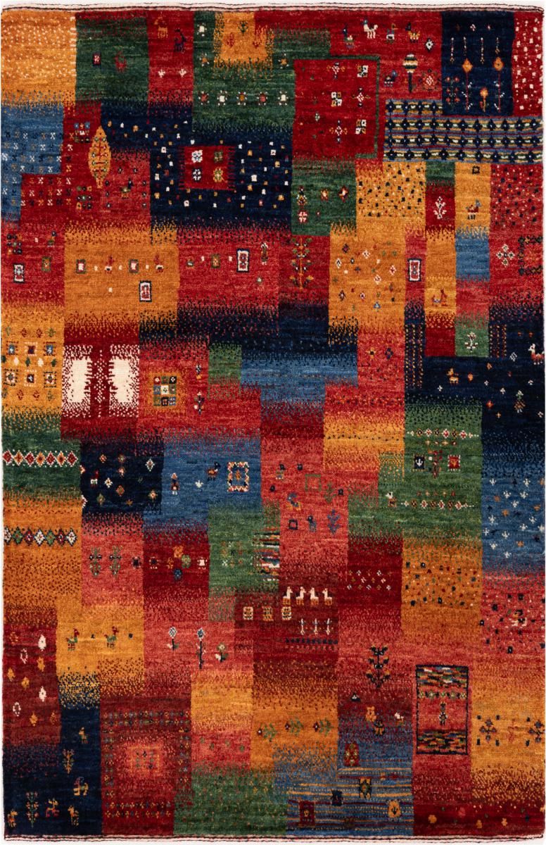 Perzisch tapijt Perzisch Gabbeh Loribaft Nowbaft 121x82 121x82, Perzisch tapijt Handgeknoopte