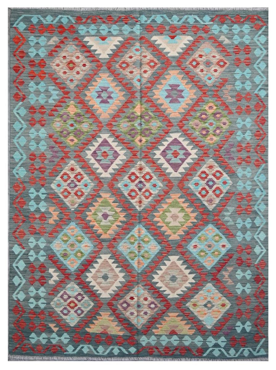 Afghan rug Kilim Afghan 8'2"x5'9" 8'2"x5'9", Persian Rug Woven by hand