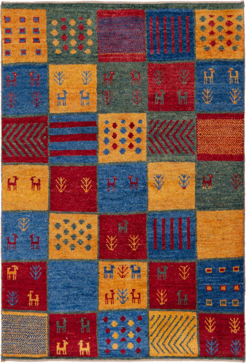 Persian Rug Persian Gabbeh Nomad 144x97 144x97, Persian Rug Knotted by hand