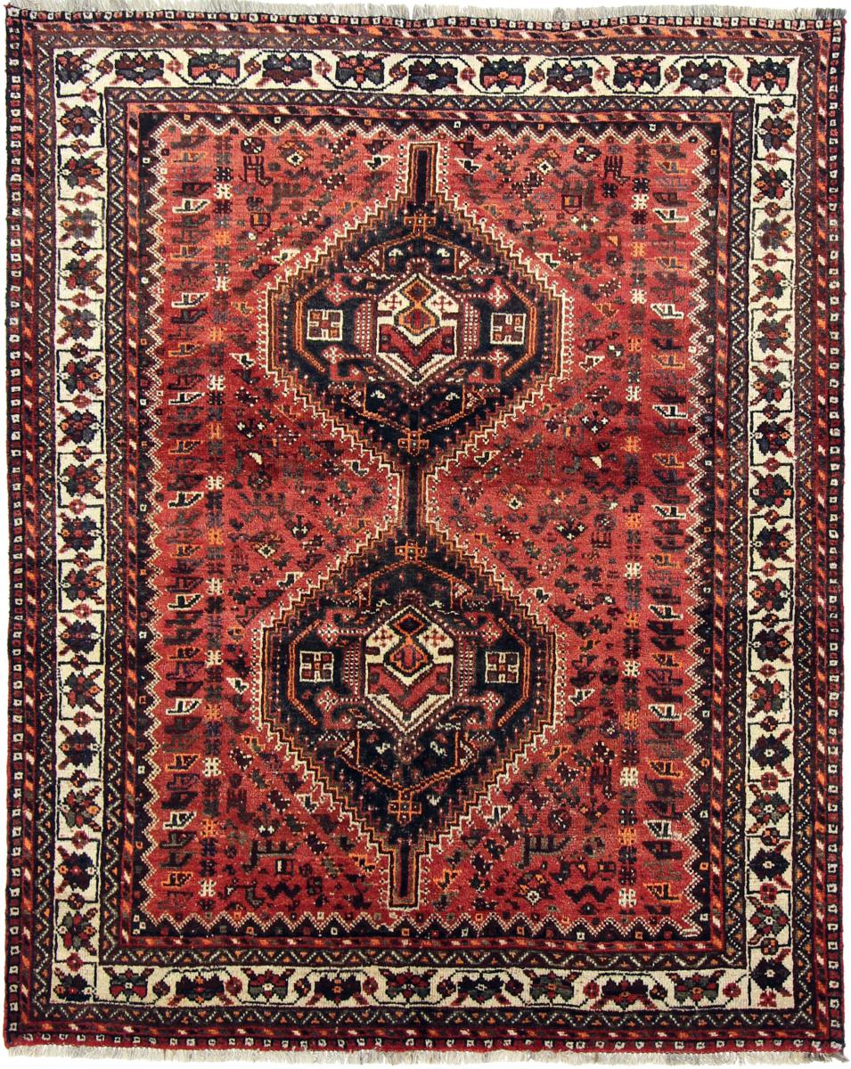 Tapete persa Shiraz 202x164 202x164, Tapete persa Atado à mão