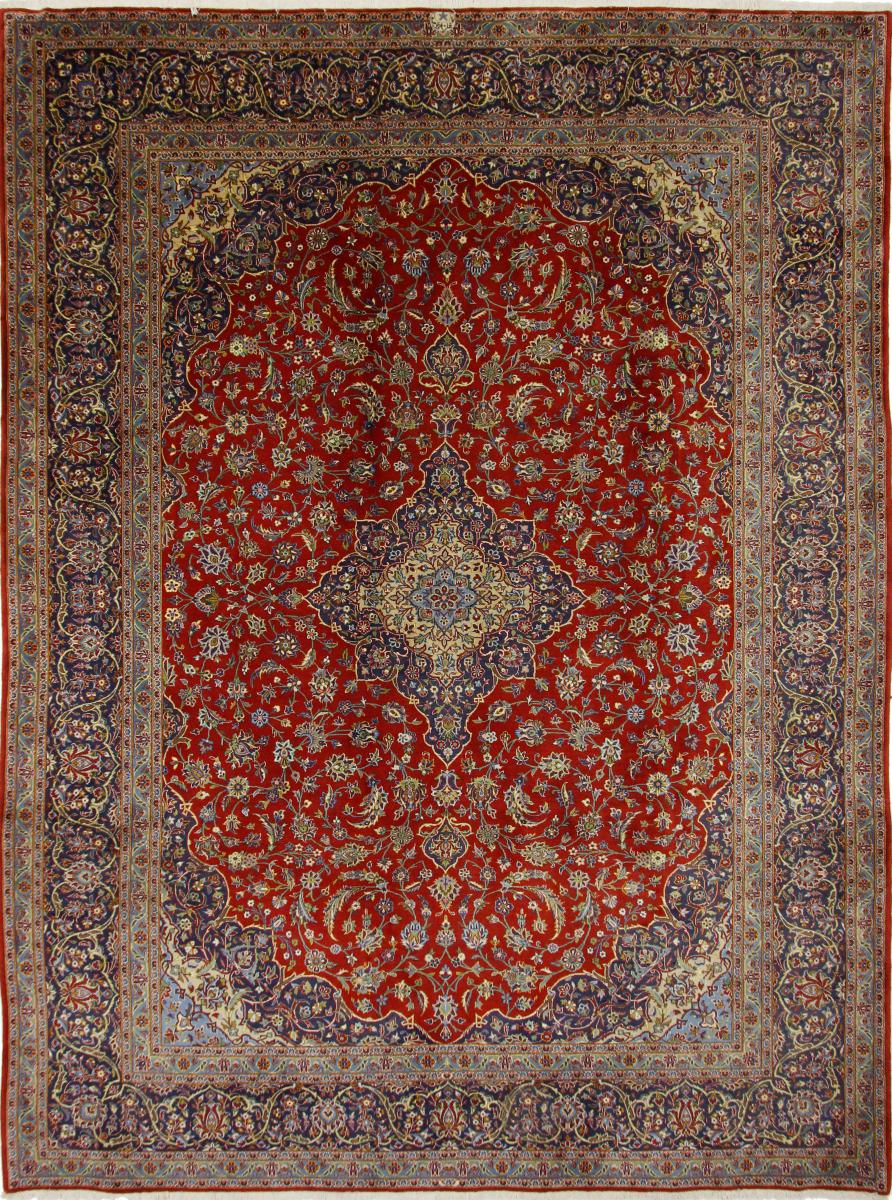 Perzsa szőnyeg Kashan Kork 12'11"x9'8" 12'11"x9'8", Perzsa szőnyeg Kézzel csomózva