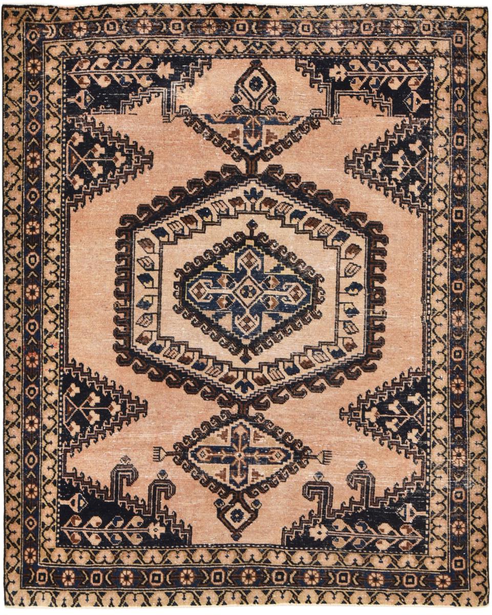 Tapete persa Vintage 196x156 196x156, Tapete persa Atado à mão