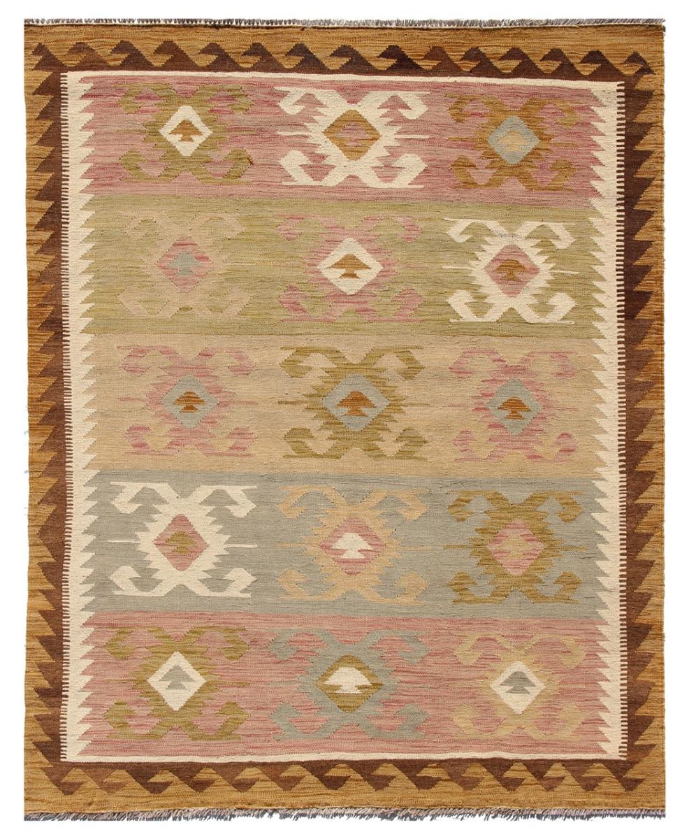 Afghansk tæppe Kelim Afghan Kaudani Limited 200x148 200x148, Persisk tæppe Håndvævet