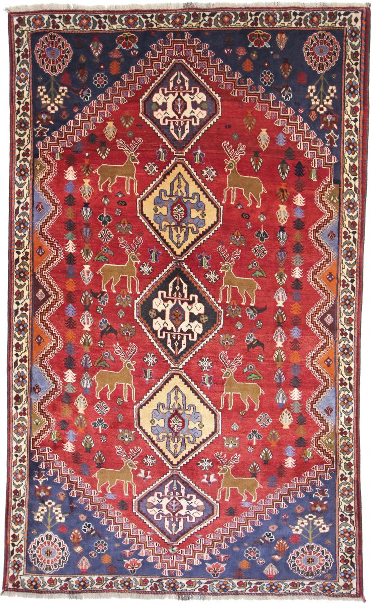 Persisk tæppe Ghashghai 288x176 288x176, Persisk tæppe Knyttet i hånden