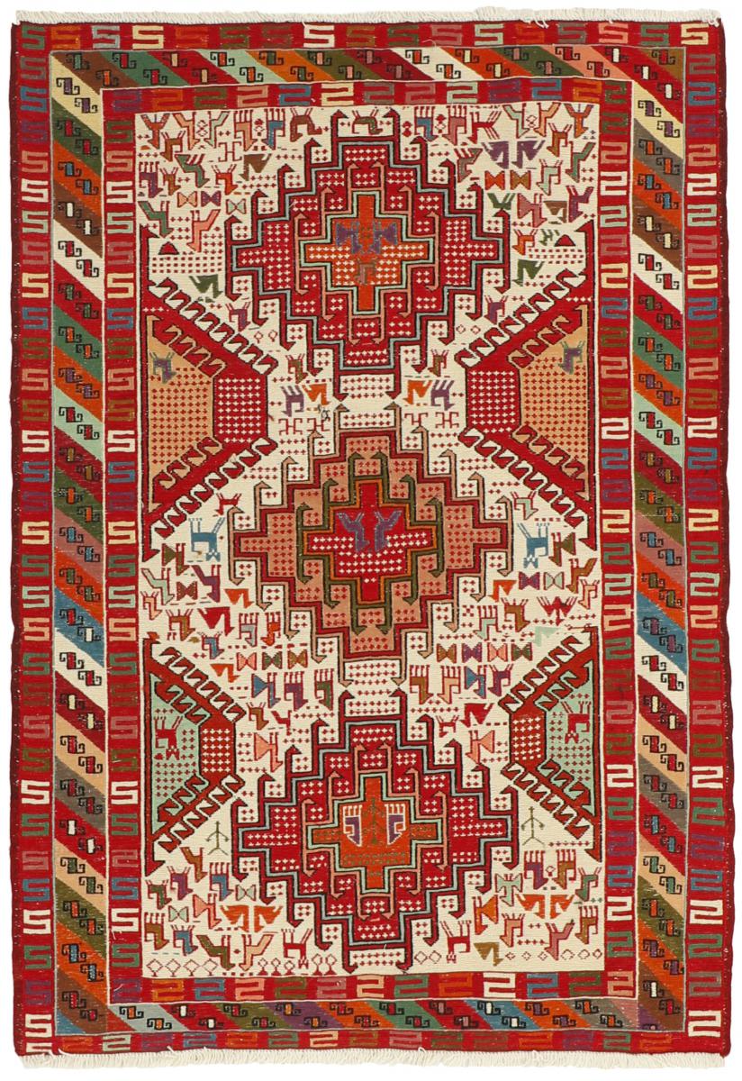 Perzsa szőnyeg Kilim Soumak Shahsavan 146x100 146x100, Perzsa szőnyeg Kézzel csomózva