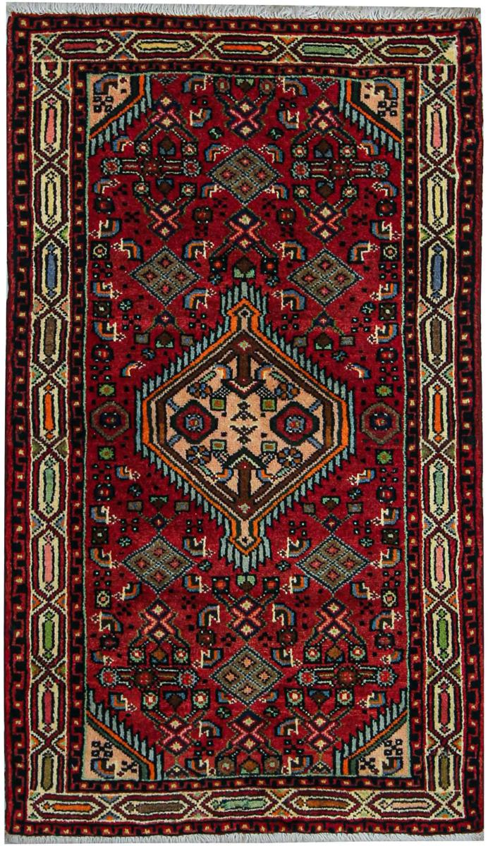 Tappeto persiano Hamadan 125x73 125x73, Tappeto persiano Annodato a mano