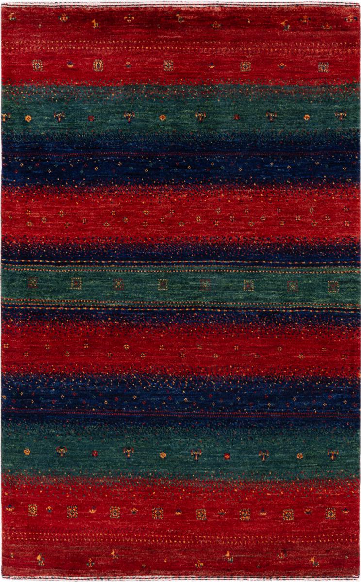 Tapis persan Persan Gabbeh Loribaft Essence 126x81 126x81, Tapis persan Noué à la main