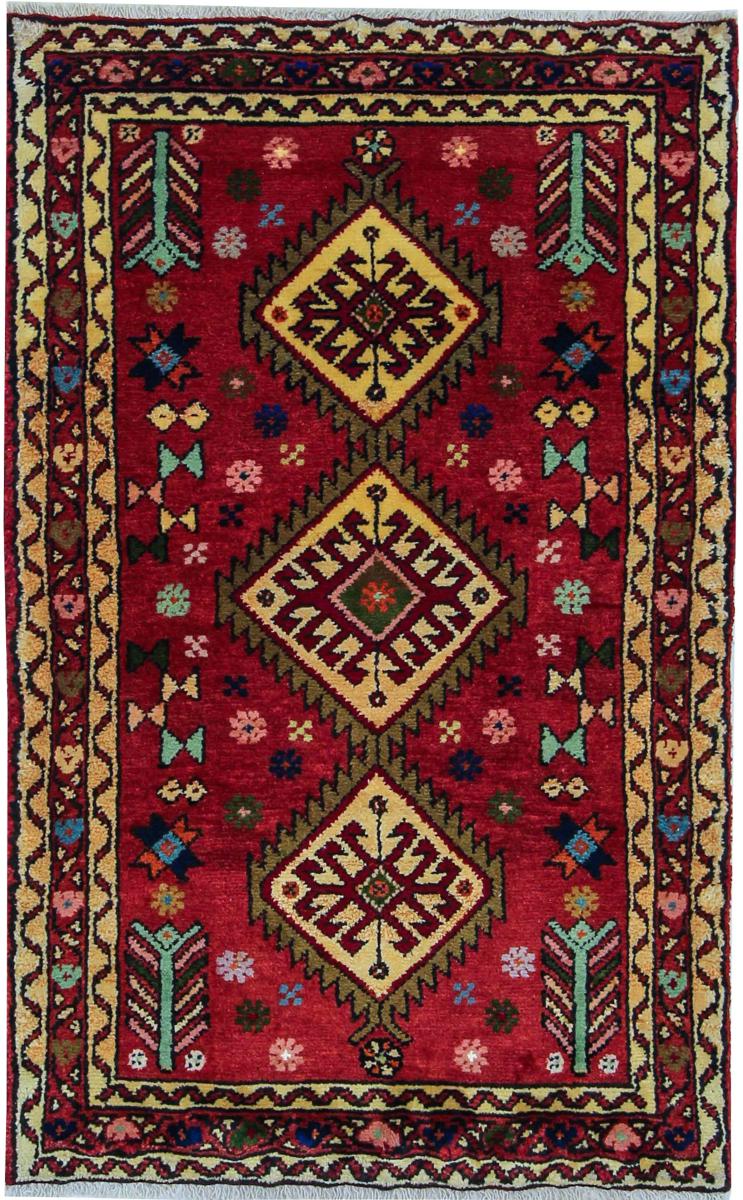 Persian Rug Hamadan 124x81 124x81, Persian Rug Knotted by hand