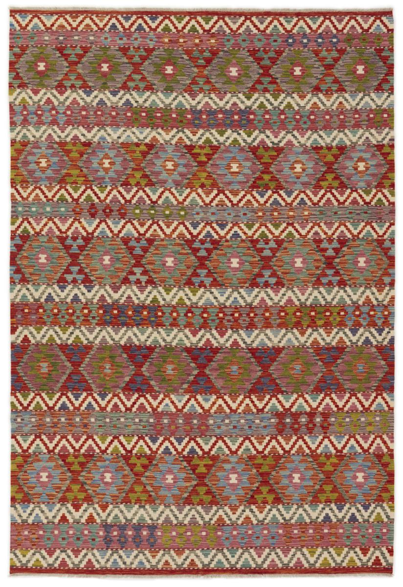 Alfombra afgana Kilim Afghan 304x206 304x206, Alfombra persa Tejido a mano