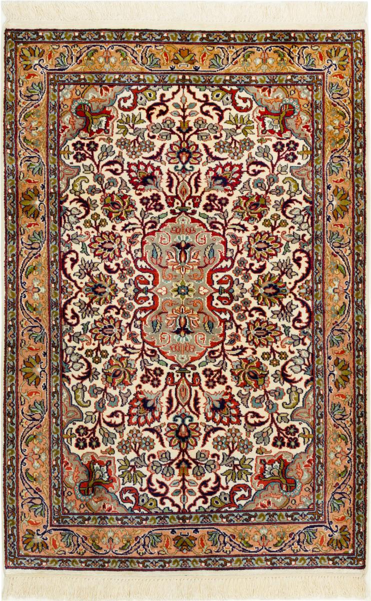 Indo rug Kashmir Silk 122x81 122x81, Persian Rug Knotted by hand