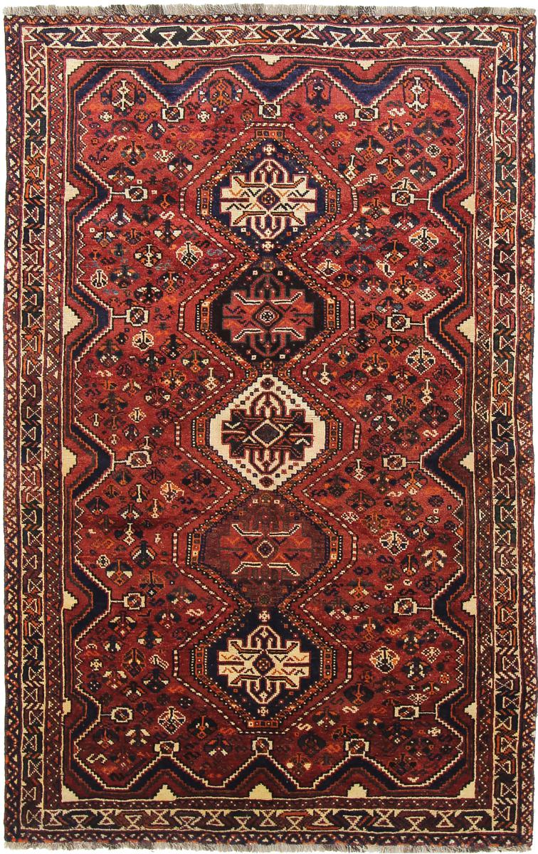 Persisk tæppe Ghashghai 257x161 257x161, Persisk tæppe Knyttet i hånden