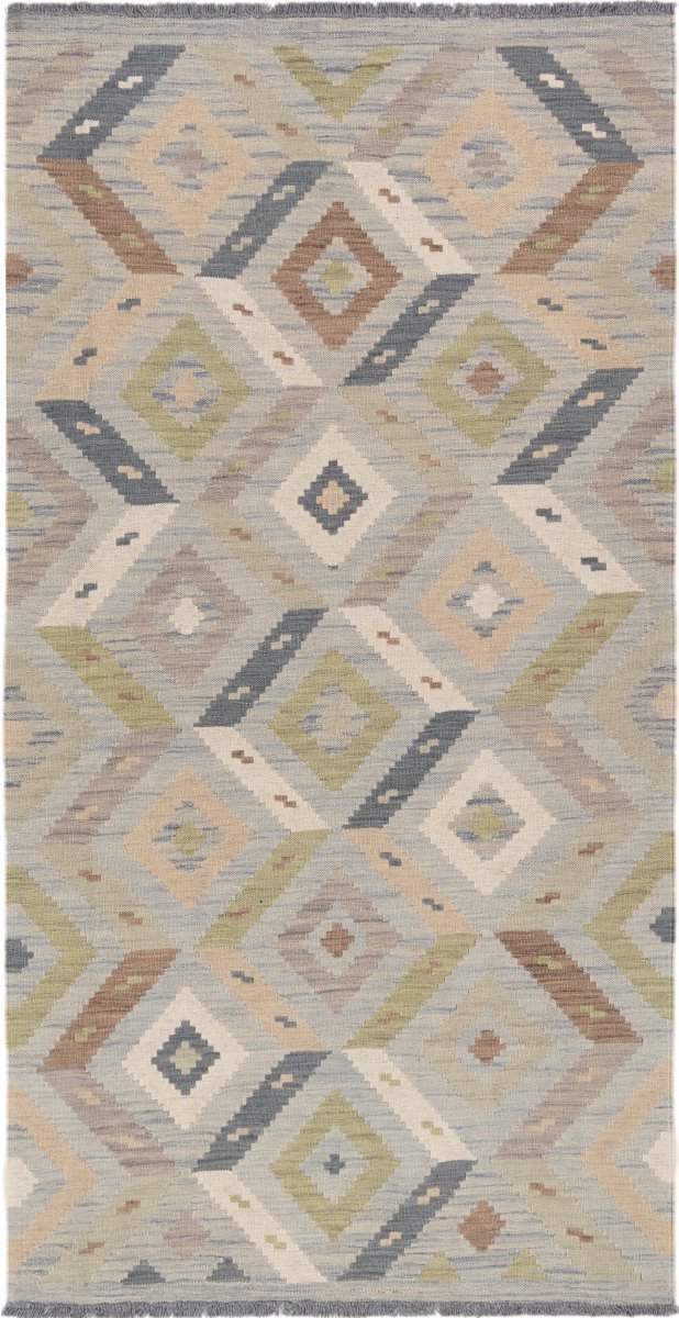 Covor afgan Chilim Afghan 197x103 197x103, Covor persan Țesut manual