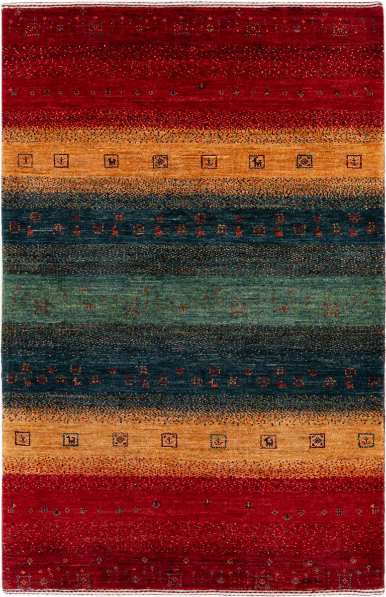 Tapis persan Persan Gabbeh Loribaft Essence 121x77 121x77, Tapis persan Noué à la main