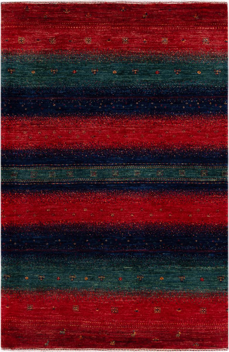 Tapis persan Persan Gabbeh Loribaft Essence 125x83 125x83, Tapis persan Noué à la main
