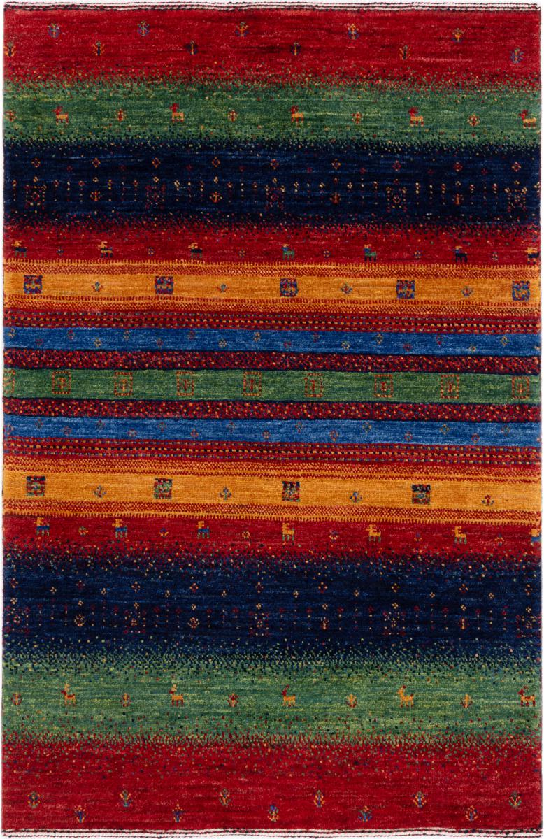 Tapis persan Persan Gabbeh Loribaft Essence 114x74 114x74, Tapis persan Noué à la main