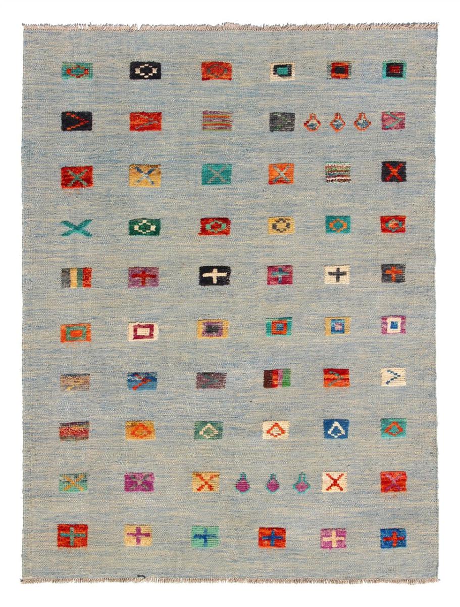 Alfombra afgana Kilim Afghan Nimbaft Edition 197x143 197x143, Alfombra persa Tejido a mano