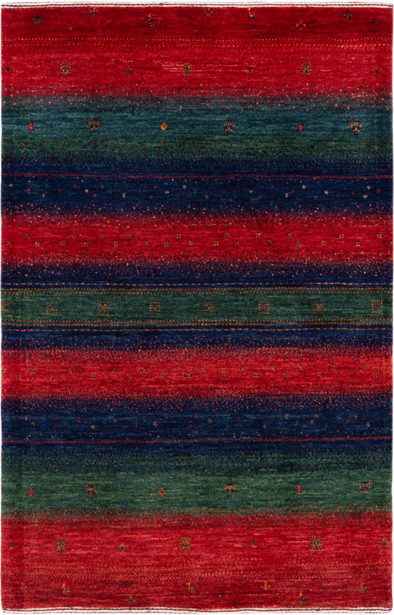 Tapis persan Persan Gabbeh Loribaft Essence 123x79 123x79, Tapis persan Noué à la main