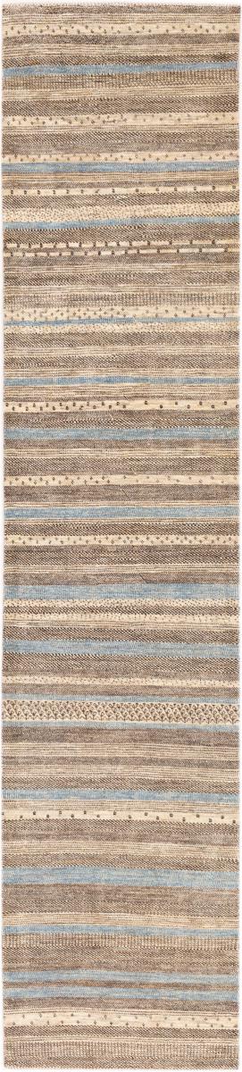 Persian Rug Persian Gabbeh Loribaft Tabiilbaft 12'7"x2'9" 12'7"x2'9", Persian Rug Knotted by hand