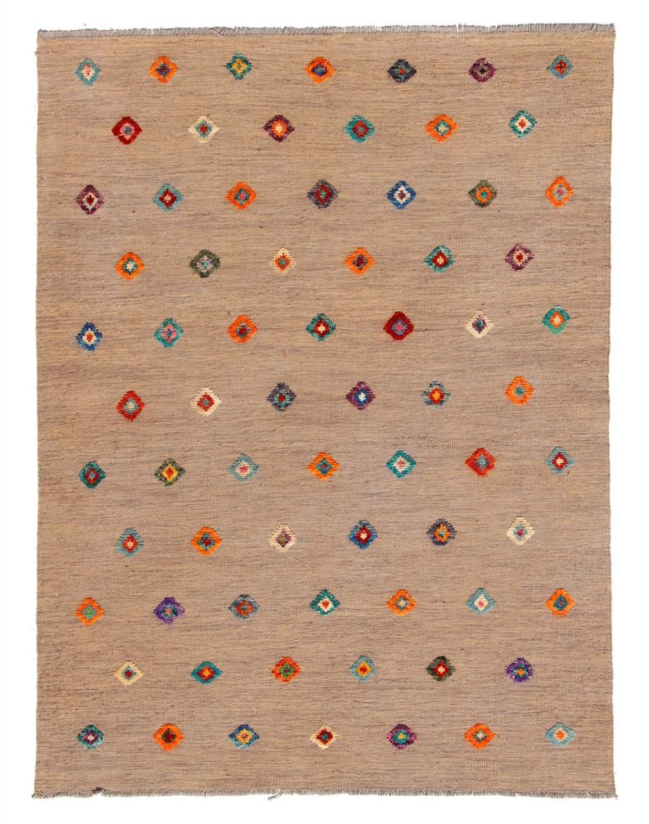 Alfombra afgana Kilim Afghan Nimbaft Edition 195x142 195x142, Alfombra persa Tejido a mano