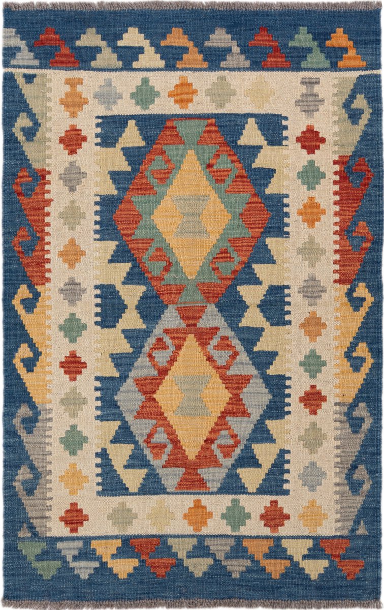Afgański dywan Kilim Afghan 123x79 123x79, Dywan perski Ręcznie tkany